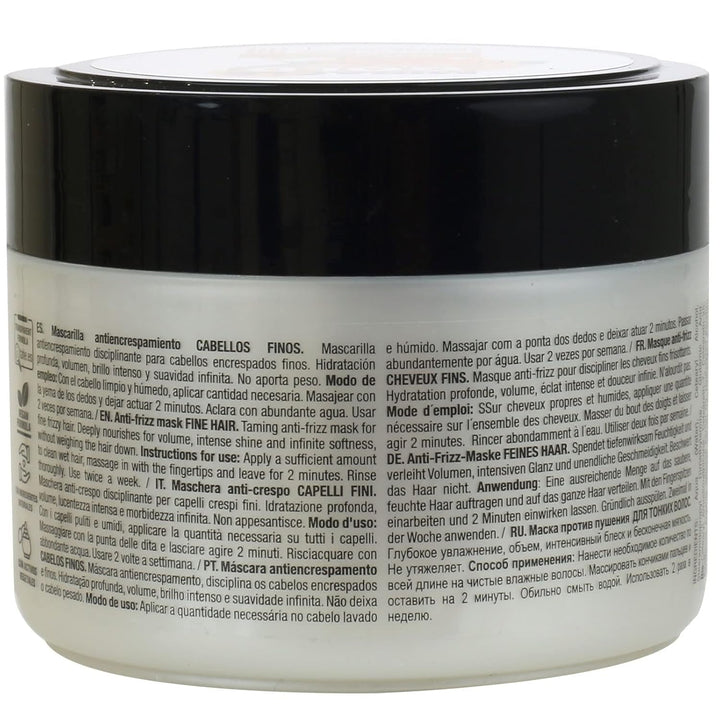 Mască anti-frizz Miracle Gold pentru păr fin cu keratină, provitamina B5 și extract de mușețel, 300 ml Masca de par Naty Shop