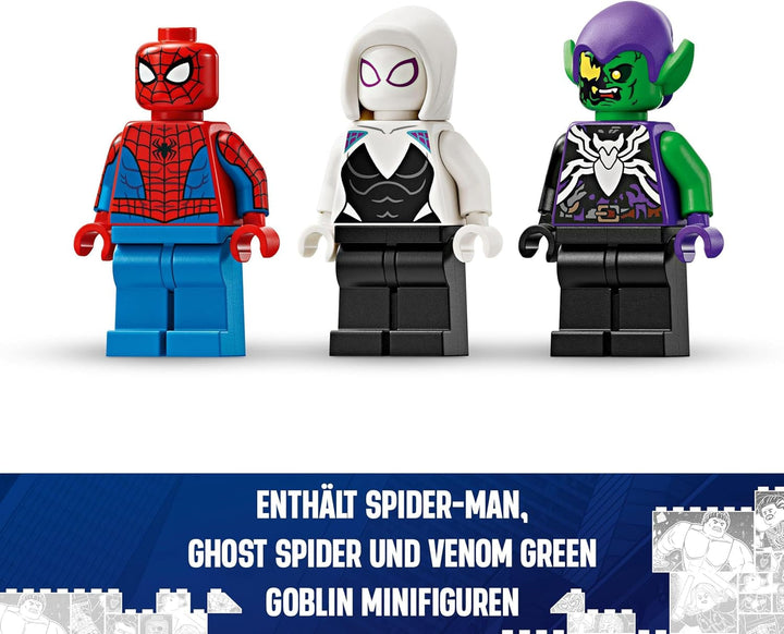 LEGO Marvel Spider-Man Race Car & Venom Green Goblin, jucărie Spidey pentru jocuri de rol cu figuri de supereroi și mașină construibilă, cadou pentru copii, băieți și fete de la 7 ani 76279 Seturi de constructie Besuche den LEGO-Store