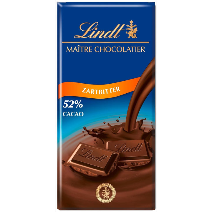 Lindt Chocolate, baton de 100 grame Naty Shop Ciocolată neagră
