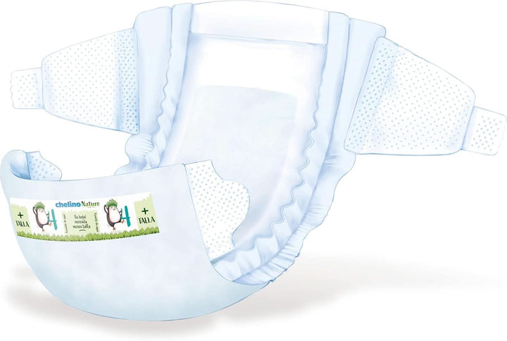 Scutece natura pentru copii marimea 4 (9-15 kg), 204 scutece Mama si Copilul Naty Shop