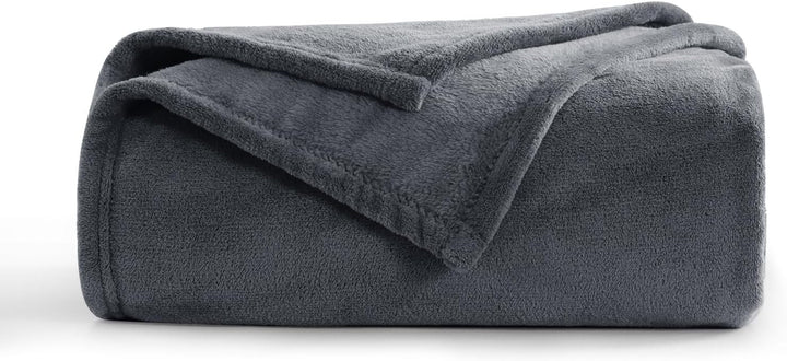 Aisbo Kuscheldecke Flauschig Decke Grau - Fleecedecke 150X200 Cm XL Warme Sofa Decke, Kuschlige Wohndecke Hellgrau Weich Als Wohnzimmer Blanket Couchdecke FÃ¼r Winter