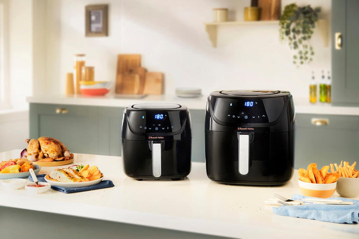 Russell Hobbs Air Fryer L 4L Rapid Airfryer, 7 funcții de gătit, 10 programe Electrocasnice Naty Shop