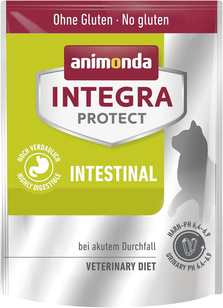 Hrană pentru pisici Intestinal (1 X 1,2Kg), recomandată de veterinari pentru diaree și vărsături, hrană de înaltă calitate pentru diaree la adulți (pachet cu 2)