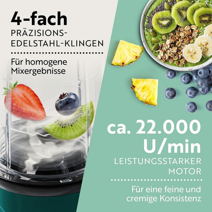 Gourmetmaxx Mr Magic Blender, Smoothie Maker cu pachet de accesorii Xxl Naty Shop