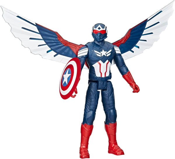 Marvel Studios Captain America Brave New World, Captain America Deluxe Action Figure, 30 cm Action figures Naty Shop Titlu implicit