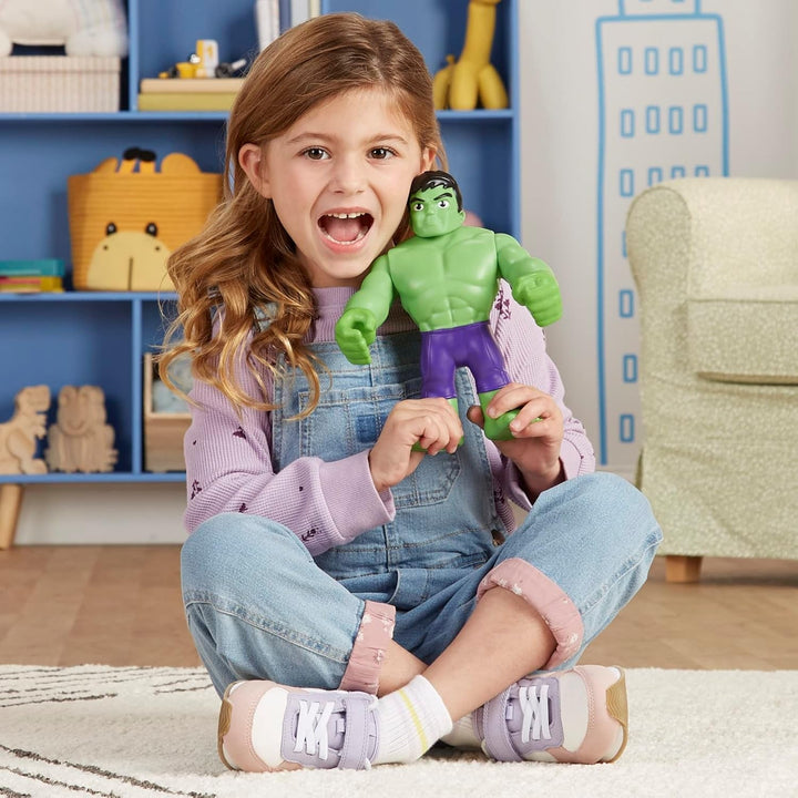 Marvel Spidey și prietenii săi uimitori și prietenii săi extraordinari, figură uriașă de erou, 22 cm, Hulk, jucărie pentru copii de la 3 ani, mărime unică Action figures Naty Shop