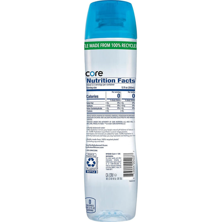 Hydration Perfectly Balanced Water, 30.4 Fl Oz Bottle Apa USA Naty Shop