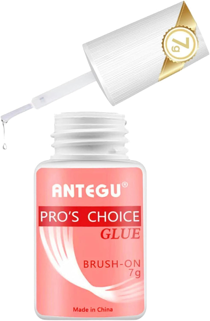 Lipici extra puternic pentru unghii – Include pensulă, 4 x 7g lipici pentru extensii de unghii, lipici acrilic pentru vârfuri și lipici artificial pentru unghii