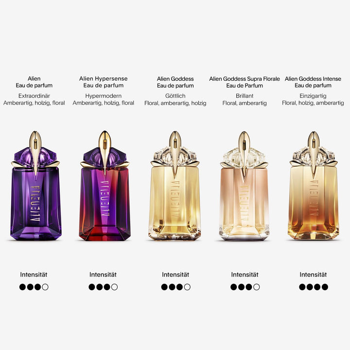 MUGLER Alien Hypersense Eau De Parfum, Parfum pentru femei, Aromă fructată, lemnoasă și florală, Hipermodern și hiperfeminin, Reîncărcabil, 30 ml