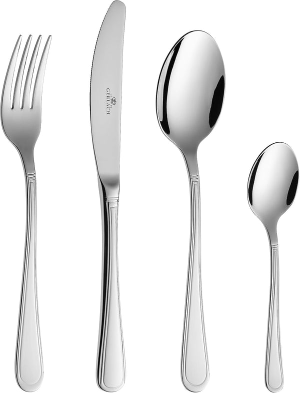 Gerlach, set tacâmuri Antica, oțel inoxidabil, luciu argintiu Naty Shop