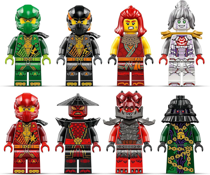 LEGO NINJAGO Lightbow Dragon - jucărie cu 8 minifigurine și o rotiță Spinjitzu - jucărie de construcție ninja interactivă pentru băieți și fete de peste 9 ani - idee de cadou pentru fani 71836 Seturi de constructie Besuche den LEGO-Store