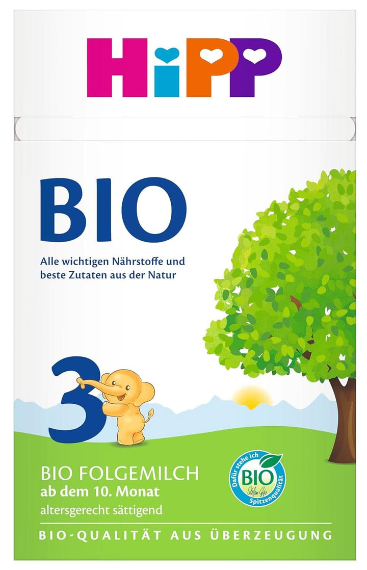 Hipp BIO, lapte pentru copii, pachet de 4 (4 x 600 g) Mama si Copilul Naty Shop Formula Noua Formula de lapte organic 3
