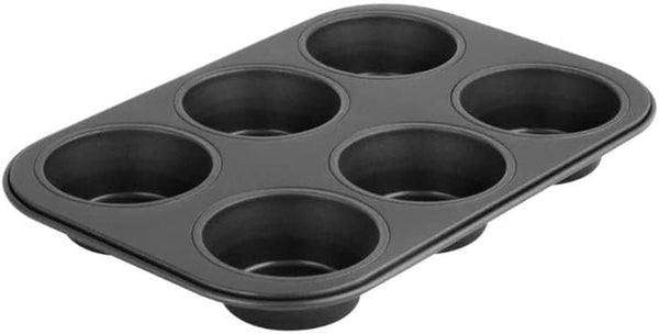Zenker 6Er Muffinform Black Metallic, 275X190X30 Mm, Teflon Classic Antihaftbeschichtung, Hitzebeständig Bis 230°C, Leichte Reinigung, Ideal Für Köstliche Muffins Matrite si tavi pentru copt Naty Shop