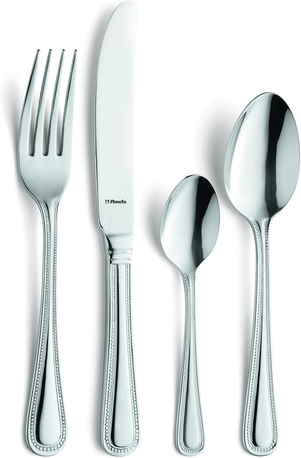 Amefa Parish Cutlery Vintage Bead, set de tacâmuri în cutie cadou, oțel inoxidabil, argintiu Naty Shop