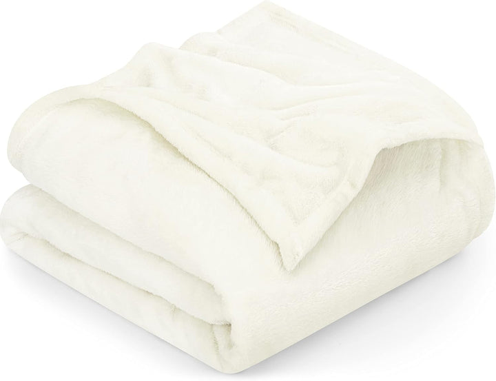 Utopia Bedding Pătură confortabilă din fleece [228X228 Cm, gri] Pătură moale, ușoară, caldă și pufoasă Pătură confortabilă și respirabilă pentru pat canapea canapea Paturi si Cuverturi Besuche den Utopia Bedding-Store Fildeș 228X167 Cm