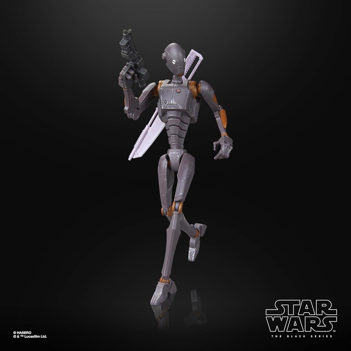 Star Wars Seria Neagră Commander Droid, Star Wars: Războiul Clonelor Premium colecționabil Figura de acțiune (15 Cm) Action figures Naty Shop