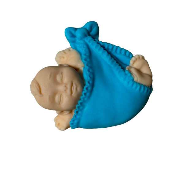 Decoratiune comestibila din zahar, Bebelus Decoratiuni din Pasta de Zahar Naty Shop