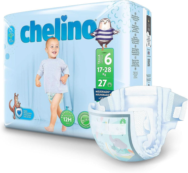 Scutece Lindas Fashion and Love XL, marimea. 6 (17-28 kg), 27 buc Mama si Copilul Naty Shop