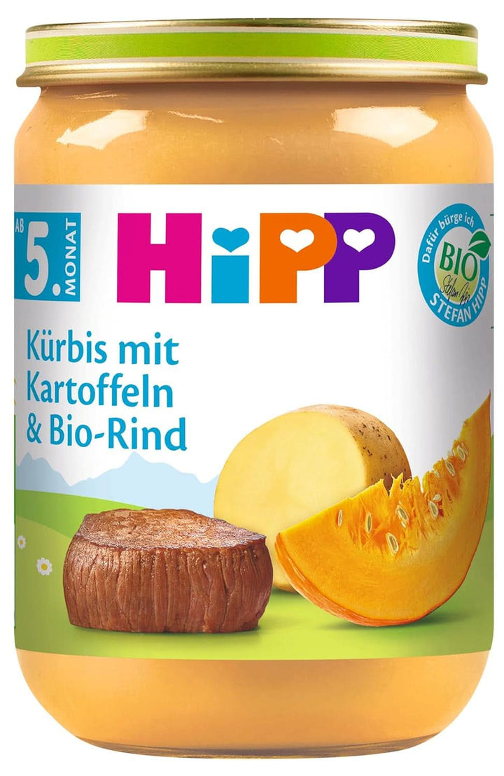 Porumb dulce Hipp cu piure de cartofi și curcan organic, pachet de 6 (6 X 190 grame) Mama si Copilul Naty Shop 6 x 190 grame Fructe