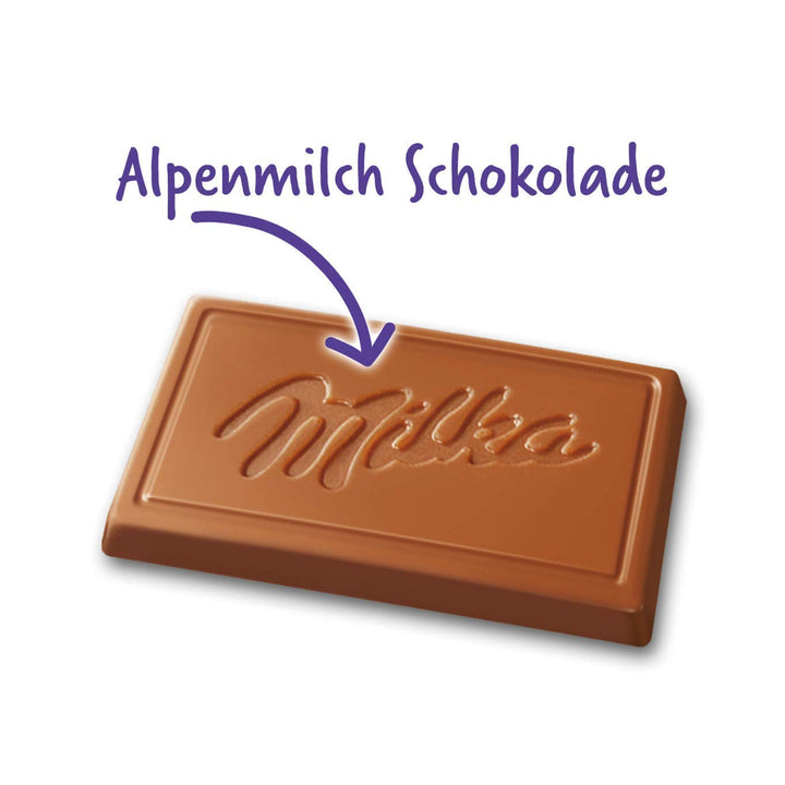 Milka Naps Alpine Milk 1 kg, mini tablete de ciocolată Bomboane de Ciocolata Naty Shop