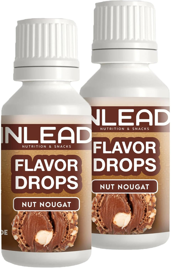 - picături de aromă | Zahăr -gratuit și calorii -Free Aroma pentru Indulcitori Naty Shop 2X 30Ml Nut Nougat - Nuss-Nougat