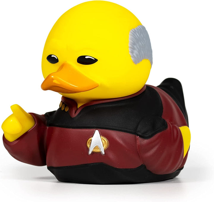 TUBBZ Boxed Edition Spock figurină de colecție cu rață de cauciuc din vinil - Marfă oficială Star Trek - TV, filme și jocuri video Action figures Naty Shop Jean-Luc Picard (ediție cutie)