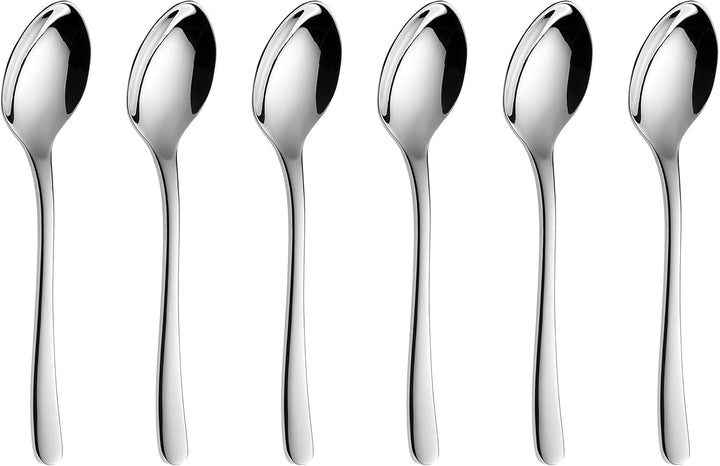 Set de tacâmuri Gerlach Muza strălucitoare, oțel inoxidabil, argint strălucitor, 24 bucati Bucatarie Naty Shop Silberglänzend 6 El. Kaffeelöffel