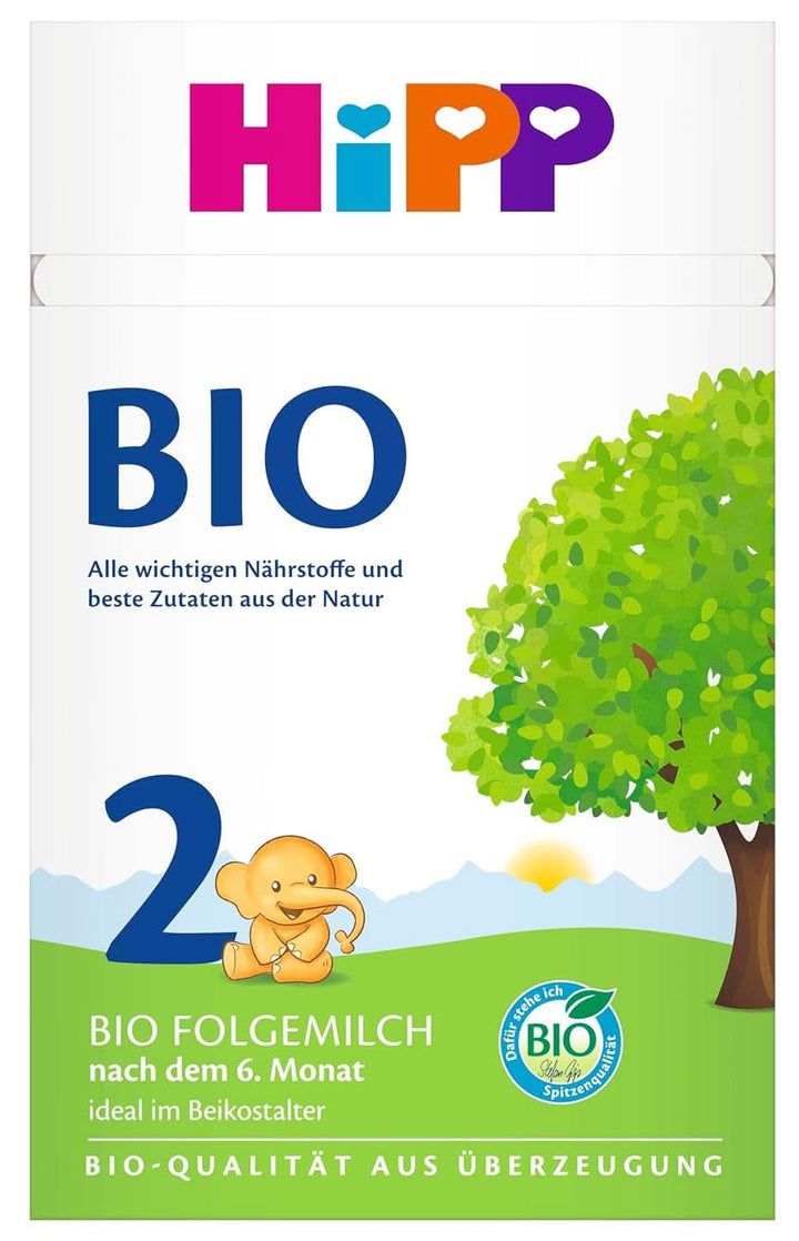 Hipp BIO, lapte pentru copii, pachet de 4 (4 x 600 g) Mama si Copilul Naty Shop Formula Noua Formula de lapte organic 2