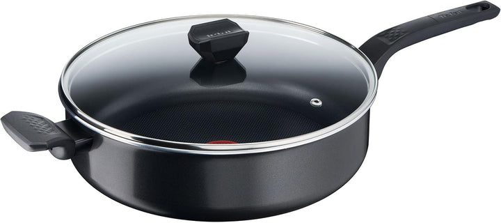 Tefal Easy Cook & Clean, strat antiaderent, indicator de temperatură, nerecomandata pentru inductie Oale si Tigai Naty Shop Tigaie pentru fiert 28 Cm