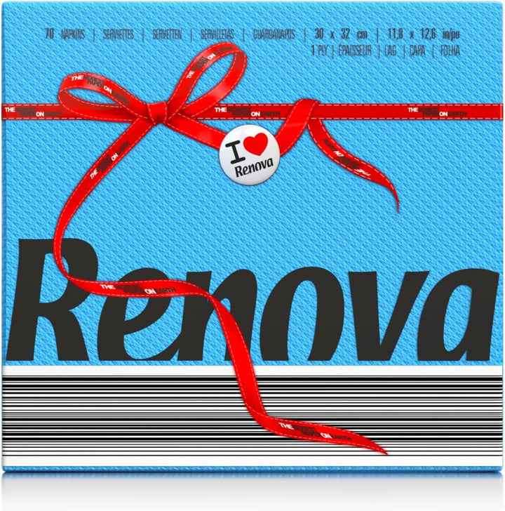 Șervețele de hârtie Renova, Red Label Blue 70 șervețele