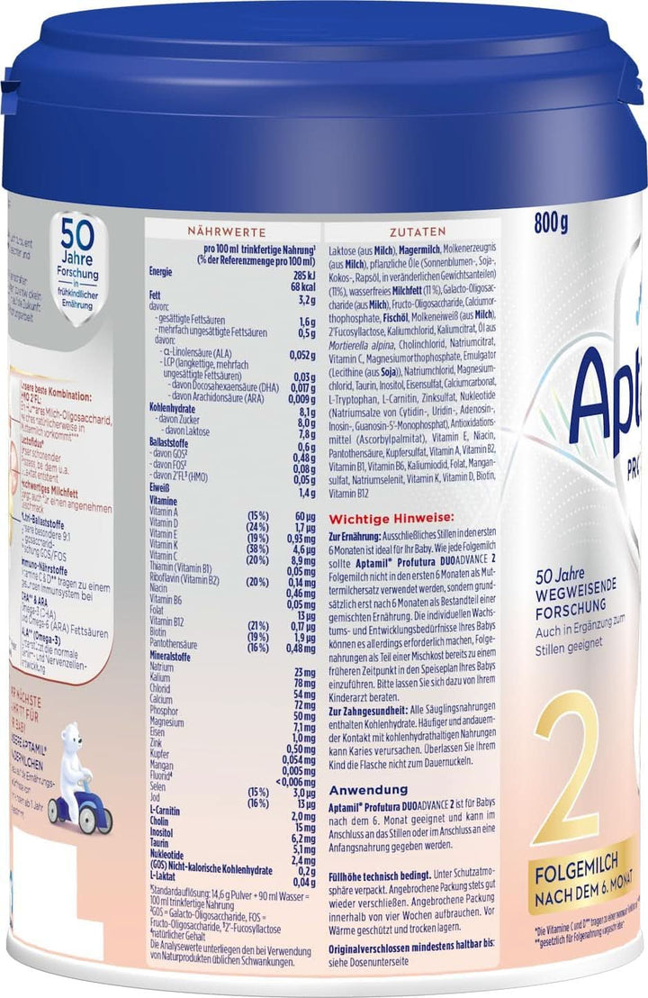 Aptamil Profutura, Lapte praf pentru bebelusi, fara ulei de palmier - 800 grame Mama si Copilul Naty Shop