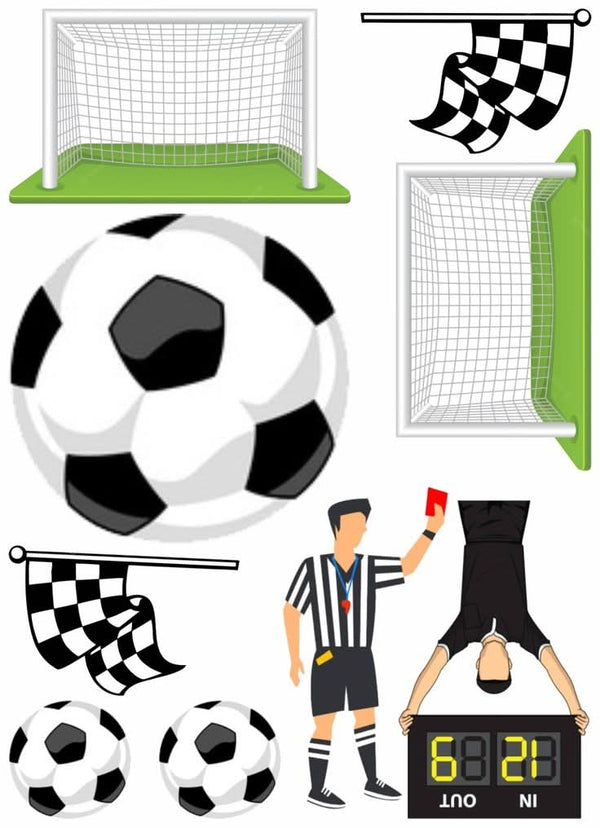 Imagine comestibila, vafa sau icing, format A4, Fotbal Imagini comestibile Naty Shop