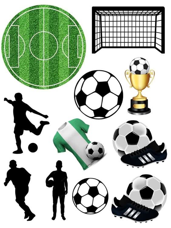 Imagine comestibila, vafa sau icing, format A4, Fotbal Imagini comestibile Naty Shop