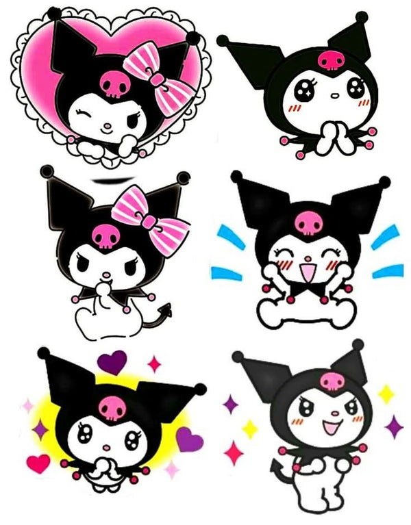 Imagine comestibila, vafa sau icing, format A4, Kuromi Imagini comestibile Naty Shop