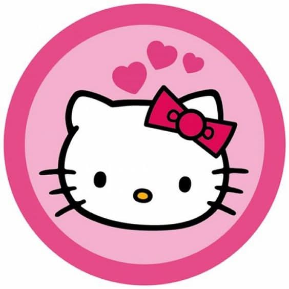 Imagine comestibila, vafa sau icing, format A4, Hello Kitty Imagini comestibile Naty Shop
