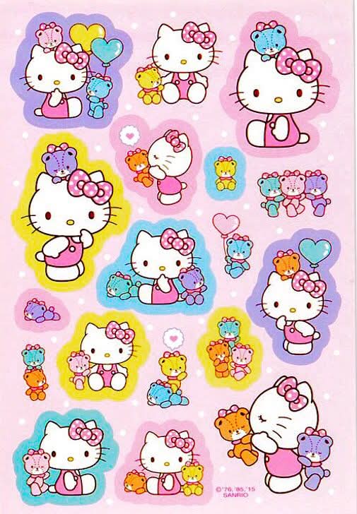 Imagine comestibila, vafa sau icing, format A4, Hello Kitty Imagini comestibile Naty Shop