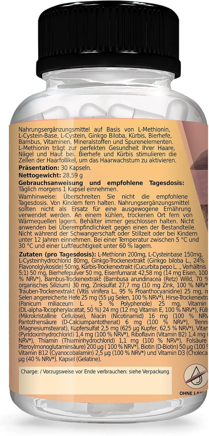 Healthy Fusion Haircomplex, eficient împotriva căderii părului, 30 capsule Ingrijire par Naty Shop