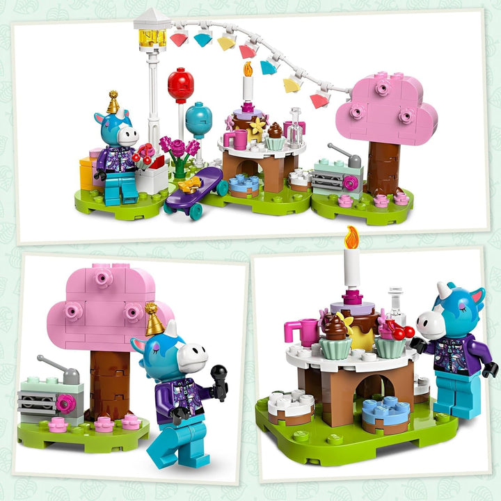 LEGO Animal Crossing Jimmy's Birthday Party, jucărie creativă pentru copii, set de animale cu personajul cal din jocul video, cadou pentru fete și băieți de la 6 ani 77046 Seturi de constructie Besuche den LEGO-Store