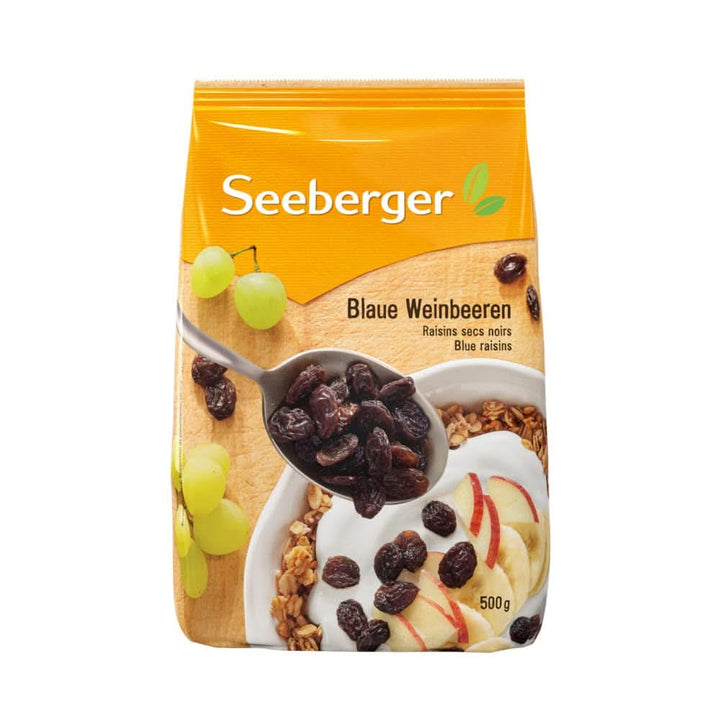 Seeberger, Stafide suculente-dulci de struguri Thompson fără semințe, 8 x 500 grame Produse deshidratate Naty Shop 8 x 500 grame