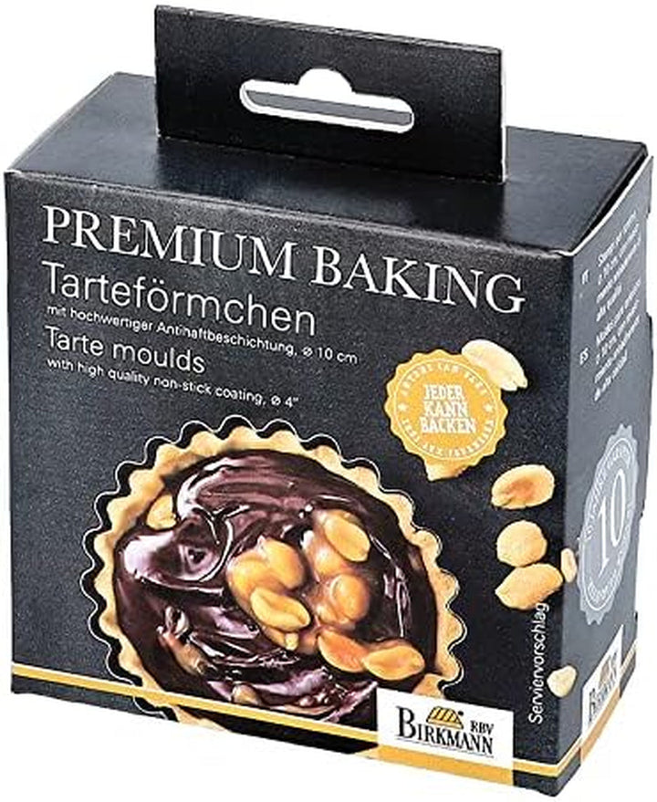 RBV Birkmann Premium Baking, forma de tarta, Ø 10 cm, 6 bucati, cu baza detasabila Matrite si tavi pentru copt Naty Shop