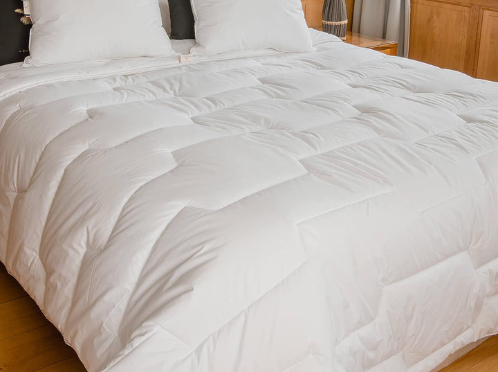 Plapumă 240 X 220 Cm | Bumbac organic și lână Merino | Cald Lavabil la mașină la 30 °C Plapumi si pilote Naty Shop