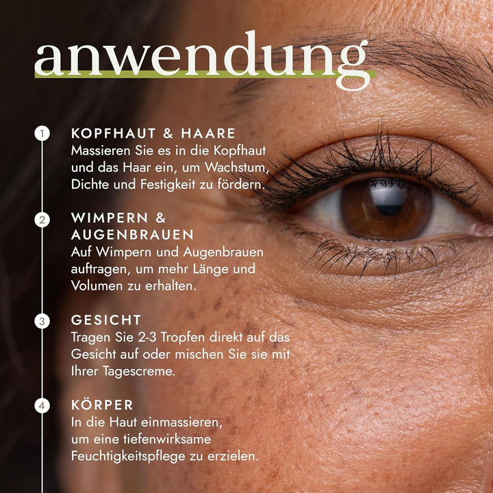 Ulei de ricin organic, 250 ml, 100% pur, presat la rece și proaspăt, pentru piele uscată și creșterea părului, gene și sprâncene, fără hexan, calitate alimentară naturală, provenit din surse sustenabile (ambalajul poate varia)