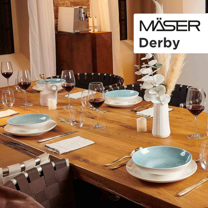 MÄSER 931526 Set de veselă premium Derby pentru 4 persoane Seturi vesela masa Naty Shop