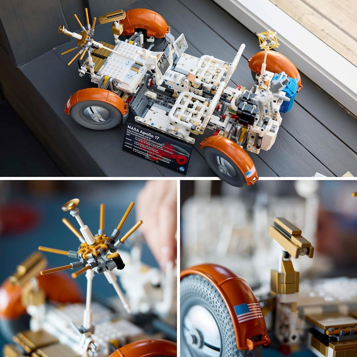 LEGO Technic NASA Apollo Lunar Roving Vehicle (LRV), Model de rover lunar pentru adulți, obiect de colecție spațială pentru pasionații de știință, jucărie de construcție, model de vehicul spațial 42182 Seturi de constructie Besuche den LEGO-Store