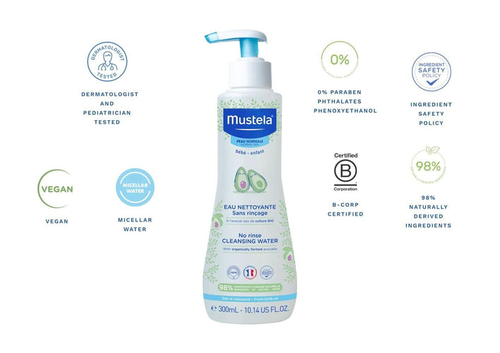 Apă de curățare fără clătire 300 ml Mama si Copilul Naty Shop