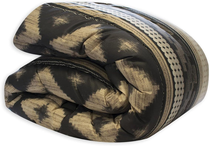 Bleu Câlin plapumă reversibilă bicoloră pentru 2 persoane, microfibră, burgundy/pepper, 220X240 cm Plapumi si pilote Naty Shop Ocru/Gri 220 X 240 Cm