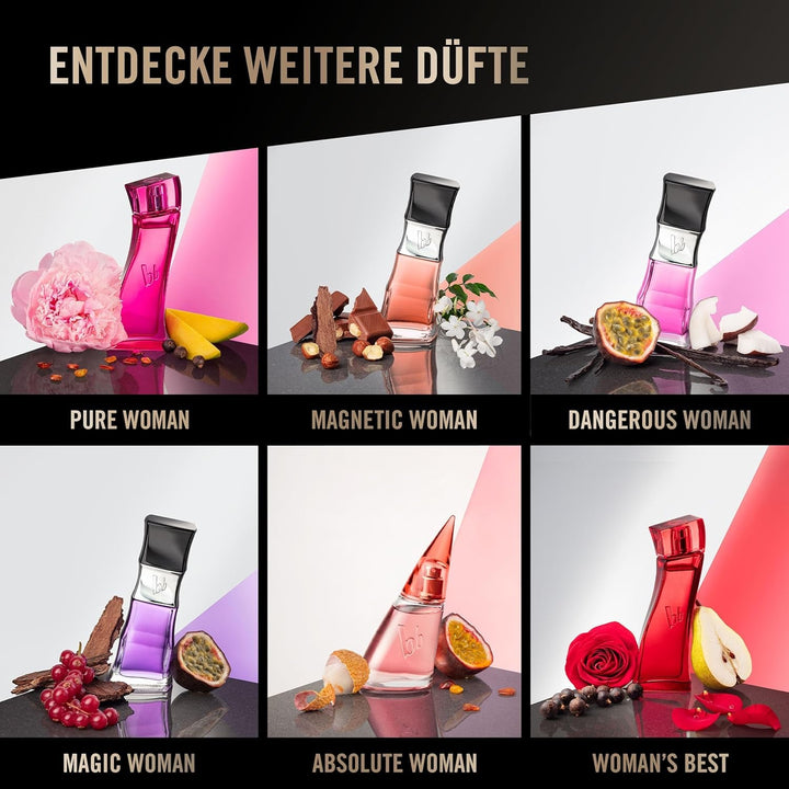 Bruno Banani Woman – Apă de Parfum – Parfum Floral-Fructat pentru Femei – 1 Pachet (1 x 50ml)