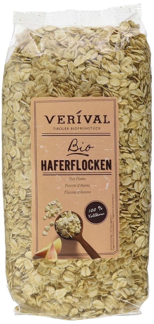 Fulgi de ovăz Verival - Organic, pachet de 6 x 500 grame Cereale Naty Shop