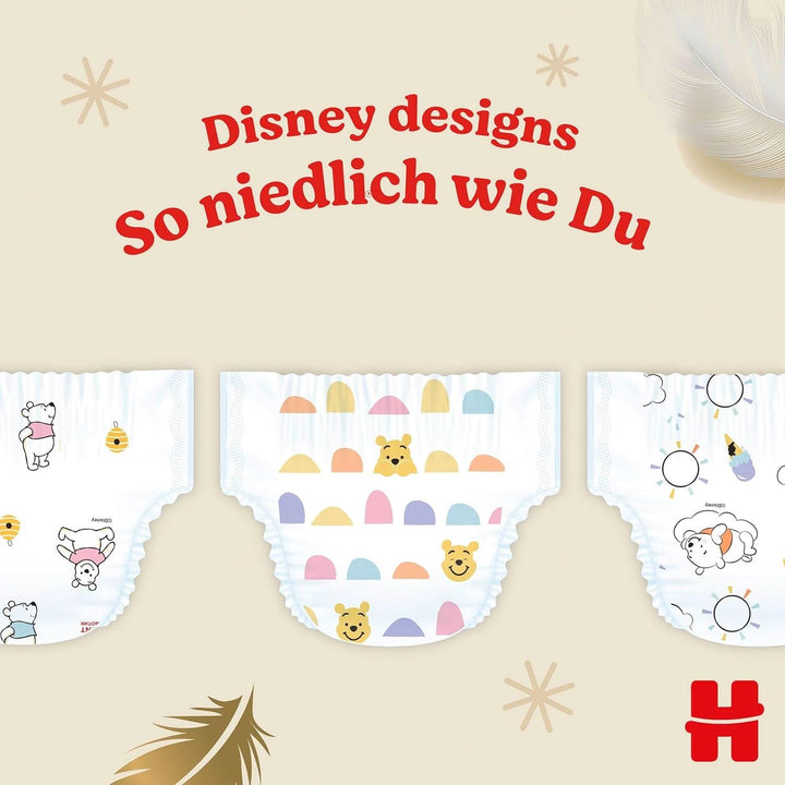 Scutece Huggies pentru bebeluși, cu design Disney, diverse marimi, cutie lunară Mama si Copilul Naty Shop