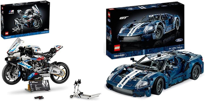 Model de motocicletă LEGO Technic BMW M 1000 RR, kit model pentru adulți, set ca un cadou pentru artizanat pentru bărbați și femei, ca decor pentru casă sau birou 42130 Seturi de constructie Besuche den LEGO-Store Pachet cu kitul de model Tie Bomb